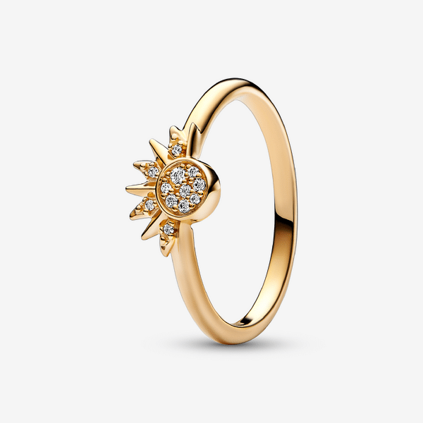 Ensemble de Bagues Célestes Soleil et Lune – Pandora