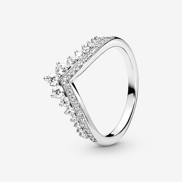 Ensemble de Bagues Cœur Élevé et Vœu Princesse – Pandora