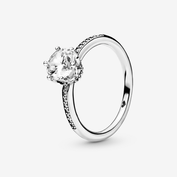 Ensemble de Bagues V Scintillante & Solitaire Étincelante – Pandora