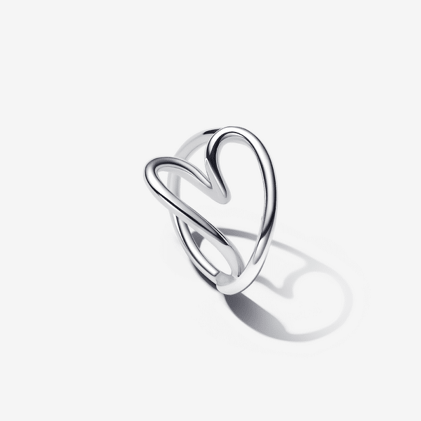 Parure Bague & Collier Cœur Organique – Pandora
