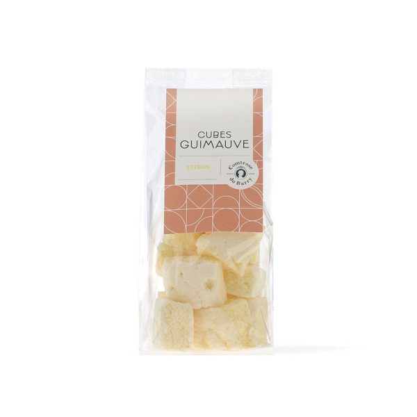 Cube de guimauve au citron 80g-Comtesse du Barry