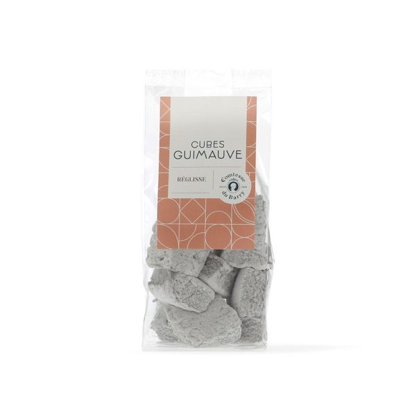 Cube de guimauve à la réglisse 80g-Comtesse du Barry