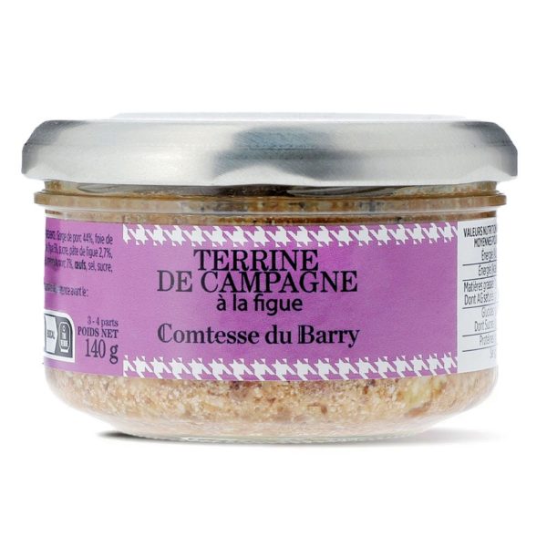 Terrine de campagne à la figue 140g-Comtesse du Barry