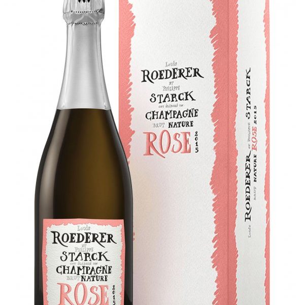 Champagne Brut Nature Rosé 2015 by Starck Louis Roederer
