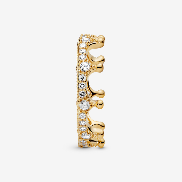 Bague Couronne Étincelante Transparente – Pandora