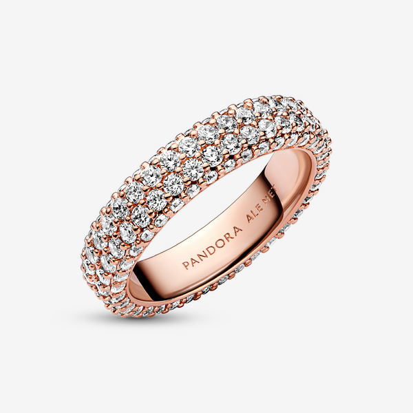 Bague Double Rang Pavée Pandora Timeless – Pandora