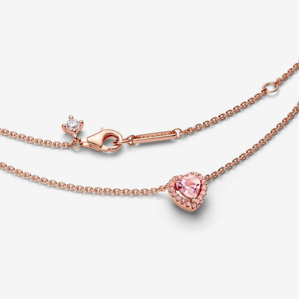 Collier Cœur Rose – Pandora