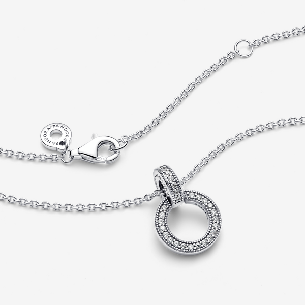 Collier Pendentif Double Cercle – Pandora