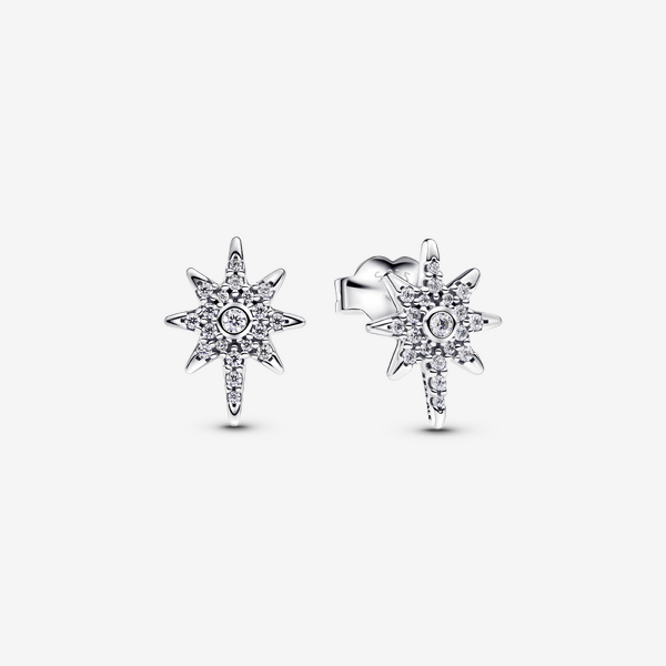 Parure Collier & Clous d’Oreilles Étoile Polaire – Pandora