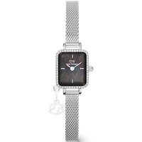 Daniel Wellington DW Montre 15.4×18.2mm Quadro Mini Crystal Zodiac Sterling Silver