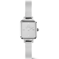 Daniel Wellington DW Montre 15.4×18.2mm Quadro Mini Reflection Silver