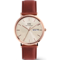 Daniel Wellington DW Montre 40mm Classic Day Display St Mawes Rose Gold Champagne