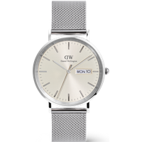 Daniel Wellington DW Montre 40mm Classic Day Display Sterling Champagne Silver