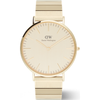 Daniel Wellington DW Montre 40mm Classic Piano Link Gold Unitone