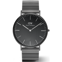 Daniel Wellington DW Montre 40mm Classic Piano Link Onyx Unitone Black