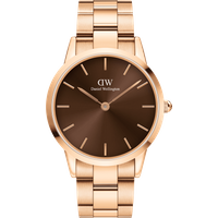 Daniel Wellington DW Montre 36mm Iconic Link Amber Rose Gold