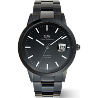 Daniel Wellington DW Montre 40mm Iconic Link Automatic Black