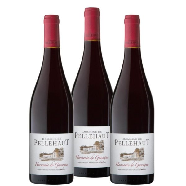 Lot de 3 bouteilles de Harmonie de Gascogne – Domaine de Pellehaut 75cl-Comtesse du Barry