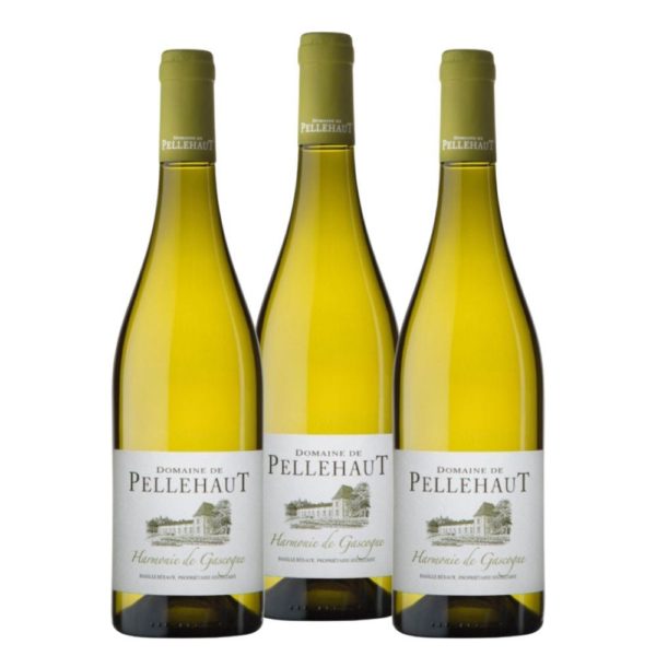 Lot de 3 bouteilles de Harmonie de Gascogne – Domaine Pellehaut 75cl-Comtesse du Barry