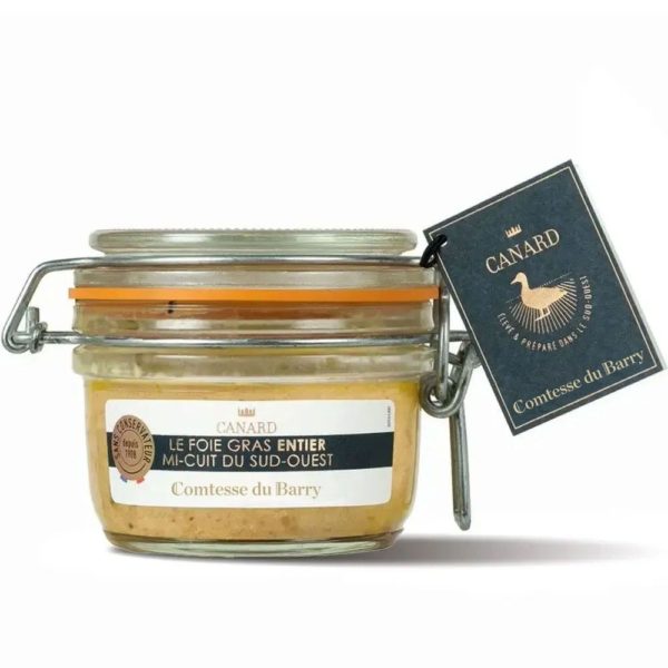 Foie gras de canard entier mi-cuit du Sud-Ouest 125g-Comtesse du Barry
