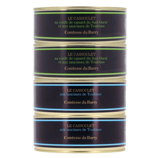 L’assortiment cassoulet – 4 spécialités 850g-Comtesse du Barry