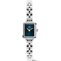Daniel Wellington DW Montre 15.4X18.2mm Quadro Mini Arch 3-link Arctic Sunray Silver