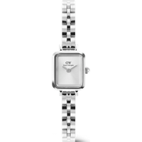 Daniel Wellington DW Montre 15.4X18.2mm Quadro Mini Arch 3-link White Sunray Silver