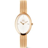 Daniel Wellington DW Montre 20x26mm Juliette Braided Mesh White Sunray Rose Gold