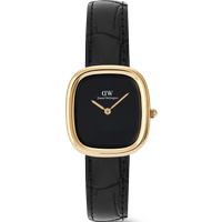 Daniel Wellington DW Montre 24x26mm Margot Reading Onyx Ceramic Gold