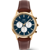 Daniel Wellington DW Montre 42mm Iconic Chronograph St Mawes Arctic Panda Gold