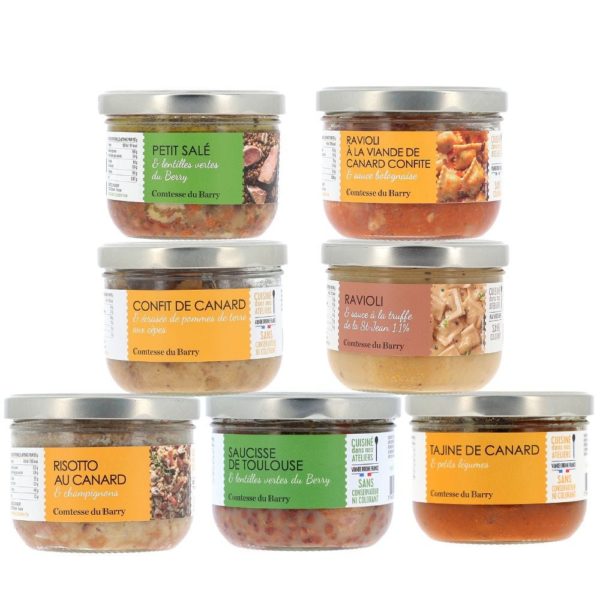 La semaine découverte – assortiment de plats pour 1 personne-Comtesse du Barry