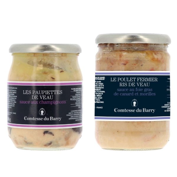Les gourmands – lot de plats cuisinés pour 2 personnes-Comtesse du Barry