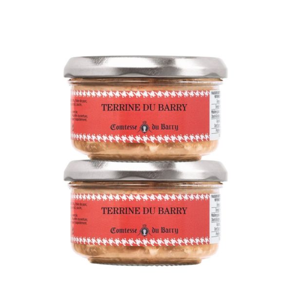 Lot de 2 terrine du Barry 140g-Comtesse du Barry