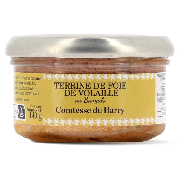 Terrine de foie de volaille au Banyuls-Comtesse du Barry