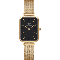 Daniel Wellington DW Montre 20x26mm Quadro Pressed Evergold Black Gold