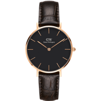Daniel Wellington DW Montre 28mm Petite York Black Rose Gold