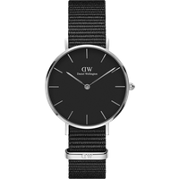 Daniel Wellington DW Montre 32mm Petite Cornwall Black Silver