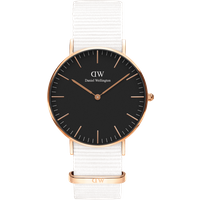 Daniel Wellington DW Montre 36mm Classic Dover Black Rose Gold