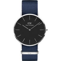 Daniel Wellington DW Montre 40mm Classic Bayswater Black Silver