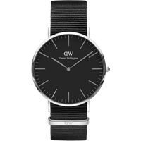 Daniel Wellington DW Montre 40mm Classic Cornwall Black Silver