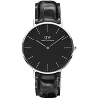 Daniel Wellington DW Montre 40mm Classic Reading Black Silver