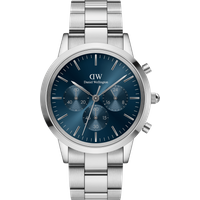 Daniel Wellington DW Montre 42mm Iconic Chronograph Arctic S Silver