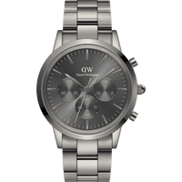 Daniel Wellington DW Montre 42mm Iconic Chronograph Link Graphite