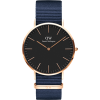 Daniel Wellington DW Montre 36mm Classic Bayswater Black Rose Gold