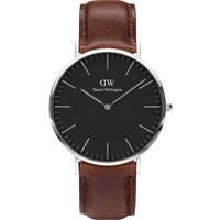 Daniel Wellington DW Montre 36mm Classic Bristol Black Silver
