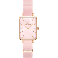 Daniel Wellington DW Montre 20x26mm Quadro Coral Pink MoP Rose Gold