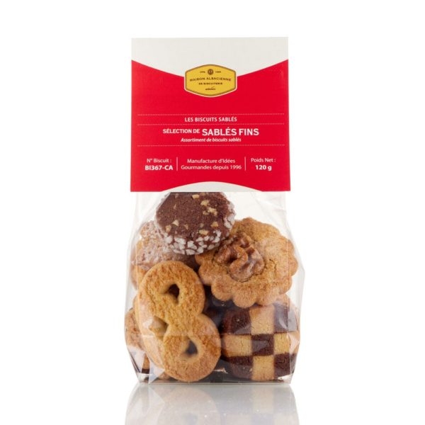 Assortiment de Biscuits Sablés Fins Alsaciens de Noël 120g-Comtesse du Barry