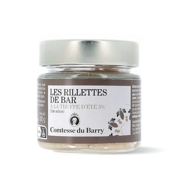 Rillettes de Bar  à la Truffe 100g-Comtesse du Barry