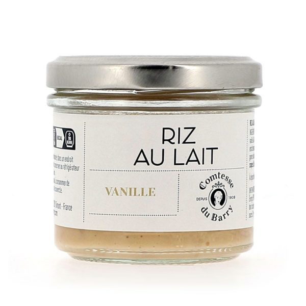 Riz au lait à la vanille-Comtesse du Barry