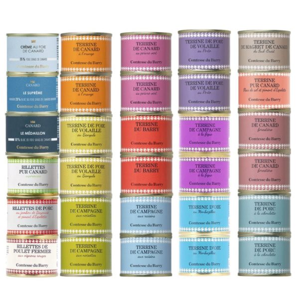 L&rsquo;assortiment gourmand – 30 spécialités-Comtesse du Barry